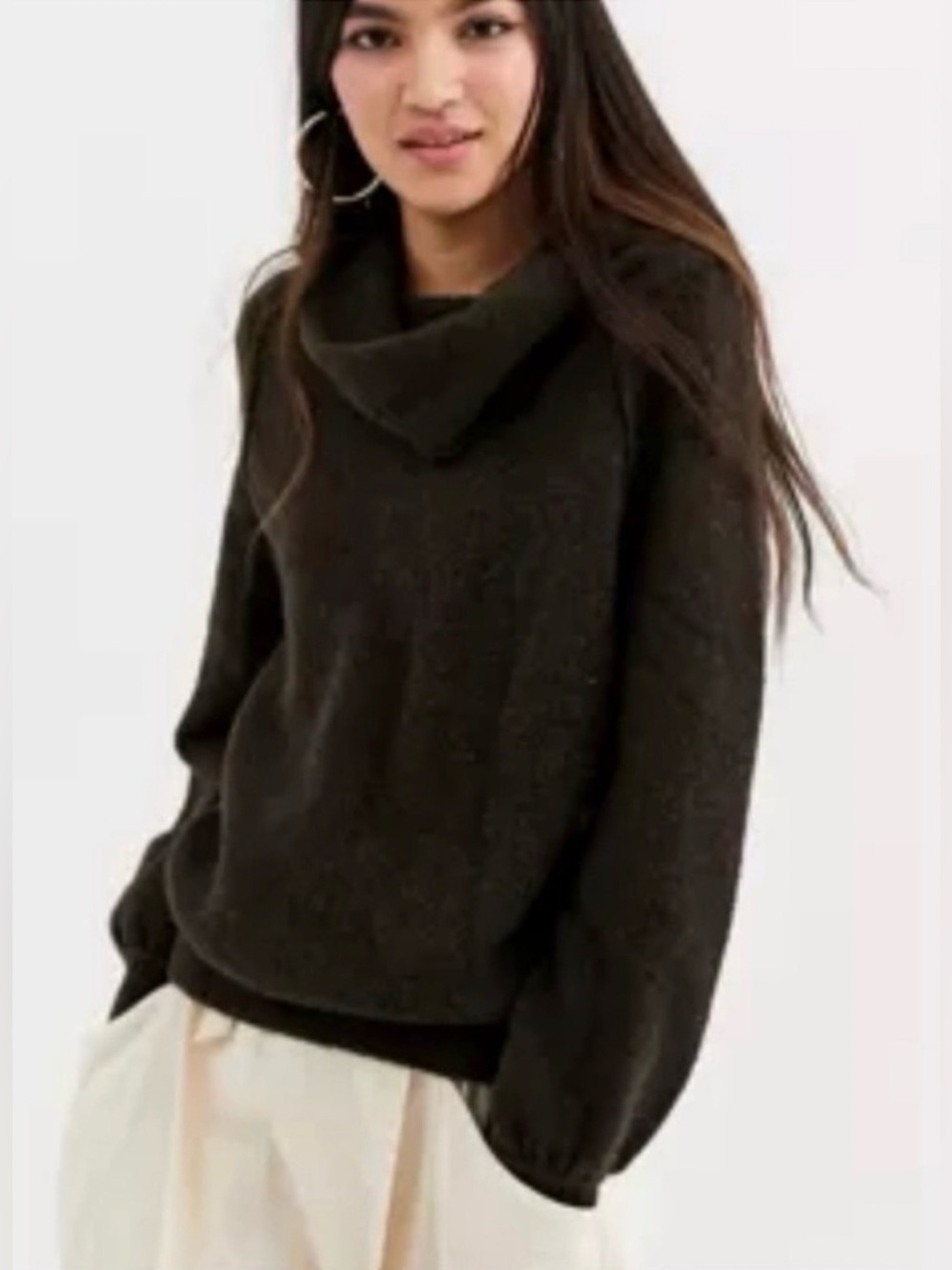 Free People Sweater Majestic Oak Heathered
Brown